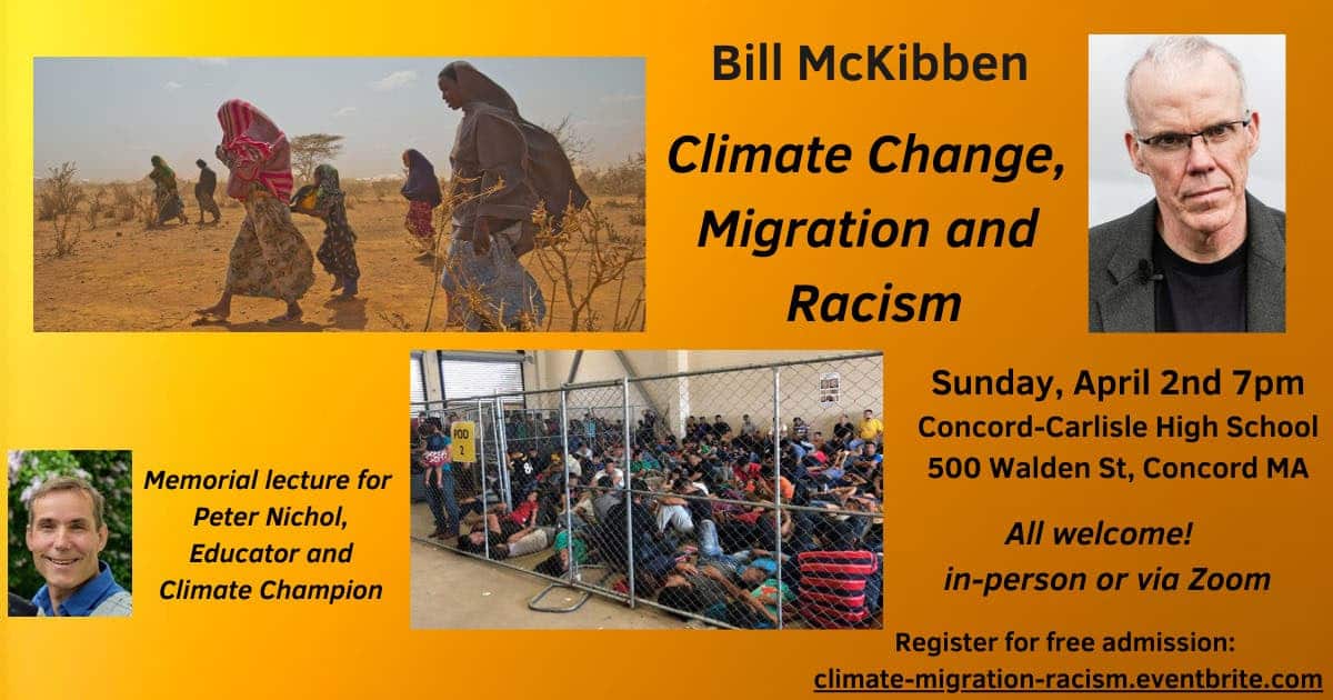 Climate Change, Migration & Racism -Bill McKibben